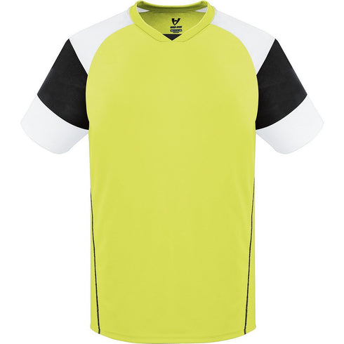 Russell Athletic Youth Mundo Jersey (322861-C), Color 'Lime/Black/White'